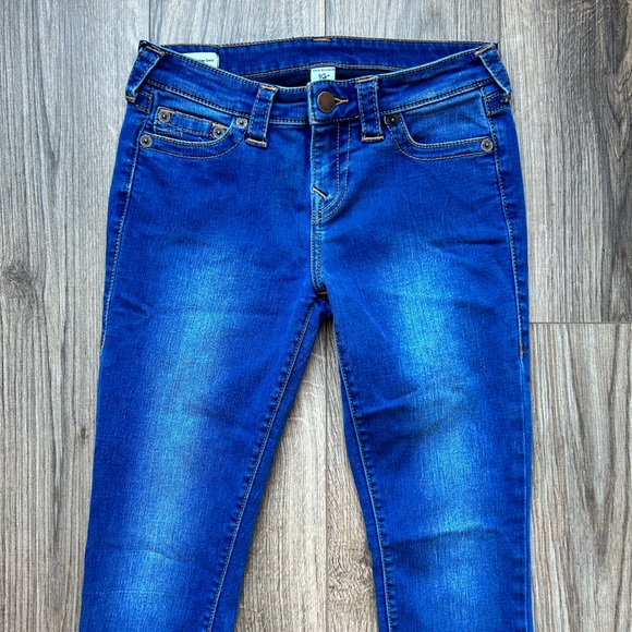 True Religion Halle Mid Rise Super Skinny Jeans | 28 - Picture 3 of 8